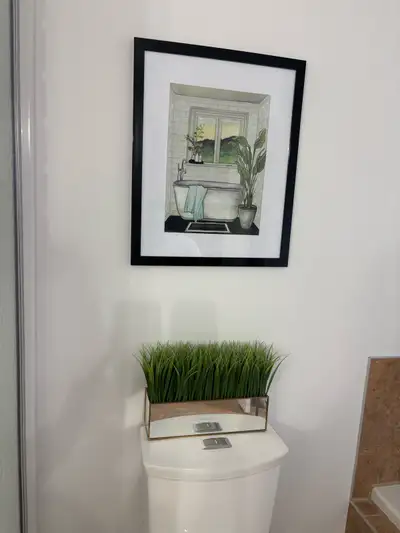 Picture purchased from Wheatons $25 Fake grass display $10 Take both for $30 Pick up in beaver bank...