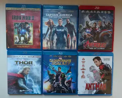 MCU Phase 1, 2, 3 Lot (23 Movies) - Complete Infinity Saga Blu-, View more