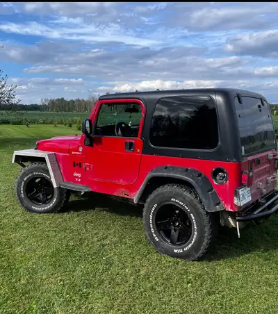 Good running Wrangler, AC BLOWS Cold! definitely has some rust and character. I have the Right rear...