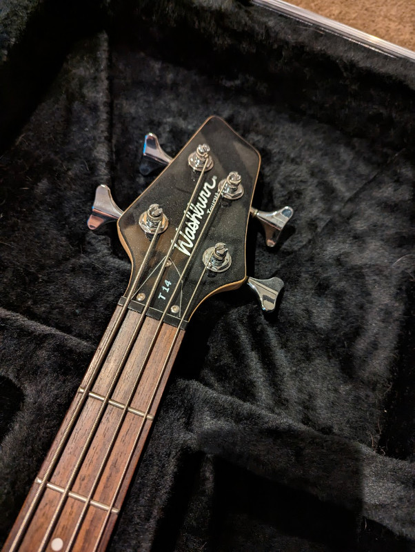 REDUCED!!! Washburn Taurus T14 Bass With Extras!!! in Guitars in Calgary - Image 3
