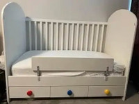 IKEA Crib convertible to toddler bed