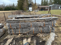 Bundles of live edge lumber for sale