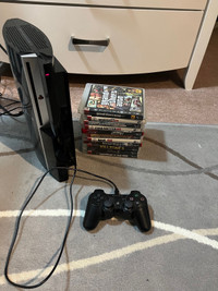 PlayStation 3, controller and 11 Games