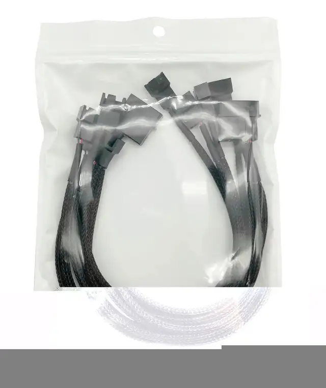 4-pin Molex to 4 x 3/4-pin 12V PC case Fan Adapter Cable for PC in Cables & Connectors in City of Toronto - Image 5