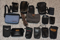 Lot of 15 Camera Pouches and Cases
