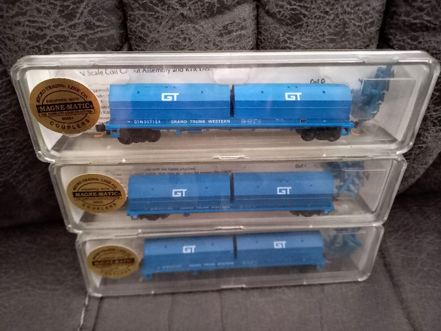 N Scale coil car set brand new with Micro Trains in Arts & Collectibles in Mississauga / Peel Region