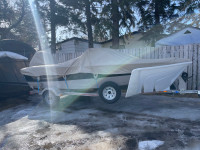 Prince craft  super sport 16.5 ft with 75hp 4 stock mercury 
