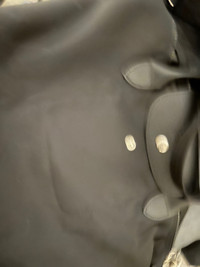  Rare Longchamp black purse nylon, all Black 