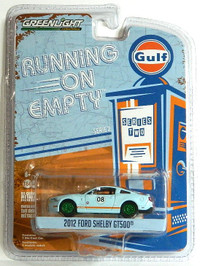Greenlight 1/64 2012 Ford Shelby GT500 Gulf Green Machine Chase