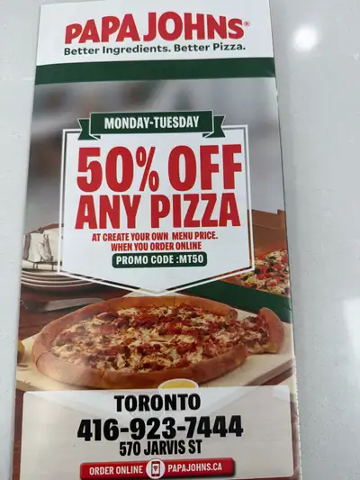driver for papa johns toronto, View more