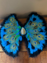 Beautiful peacock costume wings for kids – 22 x 24“ 