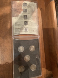 2001 Mint hockey coin set inductee collection