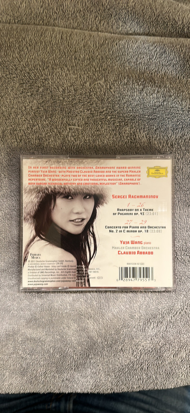 CD Rachmaninov: Yuja Wang, Mahler Chamber Orchestra  in CDs, DVDs & Blu-ray in Ottawa - Image 2