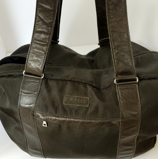 Rudsak Brown Leather Canvas Duffel Bag in Other in City of Toronto