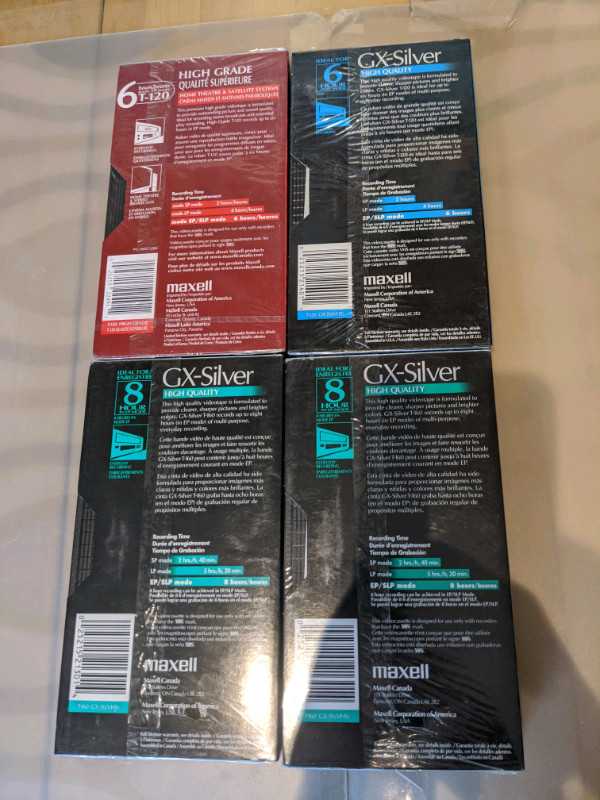 Sealed four Maxell VHS TAPES in Other in City of Toronto - Image 2