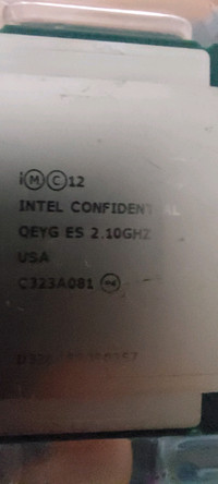 Cpu Intel es confidential Lga2011  v3 