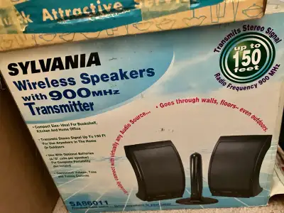 Sylvania Wireless Speakers, View more