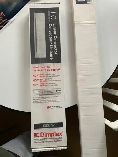 Plinthe chauffage Dimplex 1000 w     40 $, View more