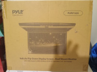 new in box - pyle 15.6 inch overhead flip-down car monitor