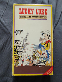 Cassette VHS Lucky Luke Tape -  The ballad of the Daltons
