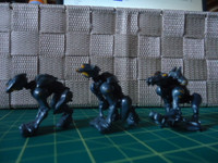 Mega Bloks Halo 2 Promethean Crawlers and 1 Crawler Sniper