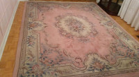 Authentic  Hand Knotted Wool Area Rug
