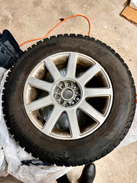 Almost new Marangoni winter tires on rims