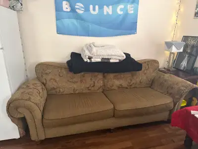 Couch and 2 oversized chairs, View more