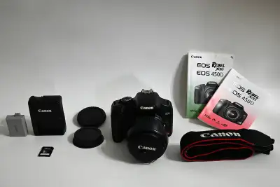 This Canon Rebel XSi DSLR digital camera has been tested and works. This camera is in MINT CONDITION...