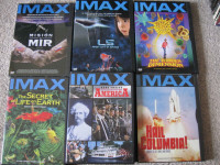 6 IMAX DVDS-New or excellent condition-$5 each