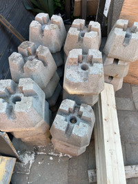 Cement blocks 