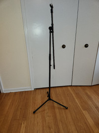 Tripod Boom Mic Stand Black