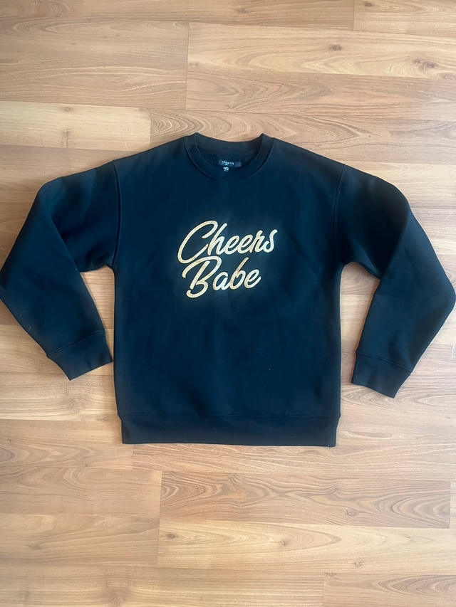 Brunette the Label “Cheers Babe” Sweatshirt in Women's - Tops & Outerwear in Ottawa