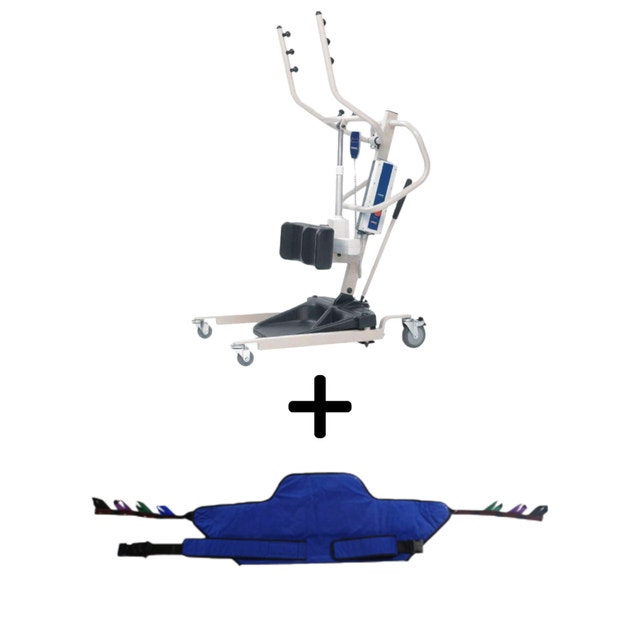 Used Invacare Reliant 350 Sit to Stand Up Patient Transfer Lift