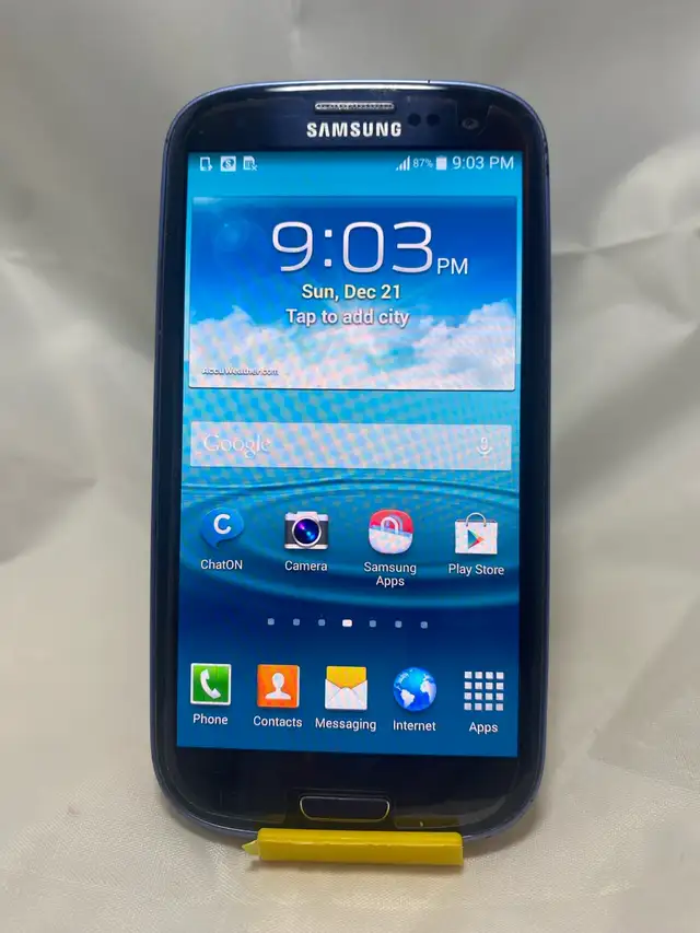 Galaxy S3 - 16GB Blue (SGH-I747M) Unlocked | Good in Cell Phones in Tricities/Pitt/Maple - Image 2