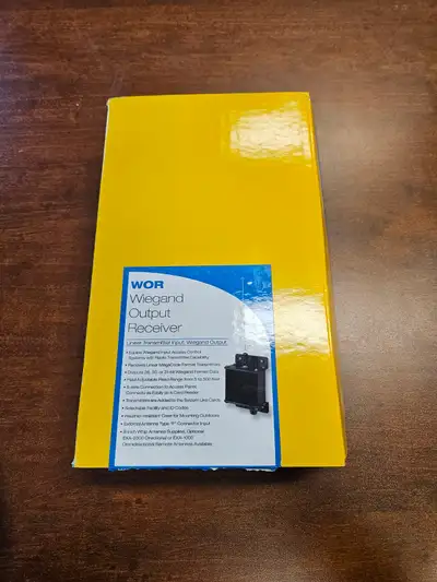 WOR: Wiegand Output Receiver, View more