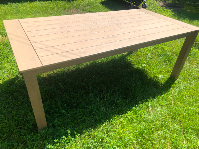 CANVAS Monaco Rectangular Wooden Outdoor/Patio Dining Table | Patio &  Garden Furniture | Ottawa | Kijiji