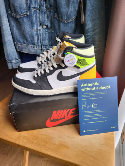 Nike Air Jordan Retro 1 High OG University Gold Volt 9, View more