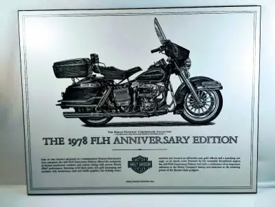 Harley-Davidson 1978 FLH Anniversary Edition Print, View more