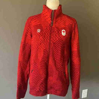 Lululemon Team Canada Engineered Jacket Red Size