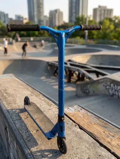Envy KOS Heist Pro Scooter - Blue Solid, high-end stunt scooter that rides smooth and is built to la...
