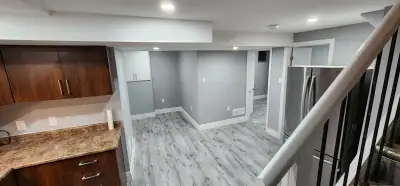 Newly finished 2 bed 1 bath basement bright and sunny Hurontario