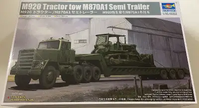 Trumpeter 1/35 M920 Tractor Tow & M870A1 Semi Trailer, View more