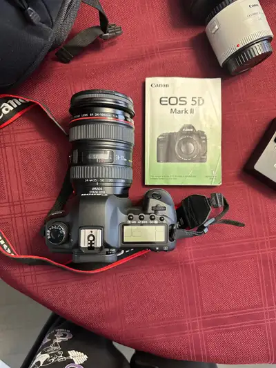 Canon 5D mark ii and various lenses, View more