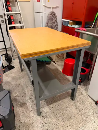Uline Industrial Packing Table – 48" x 30" Composite Wood Top, View more
