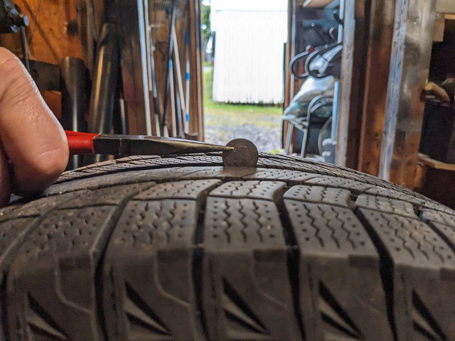Four Michelin Latitude 245/60R18 Xice Studless Tires.  in Tires & Rims in New Glasgow - Image 4