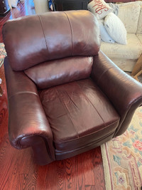 Arm Chair Leather (faux)