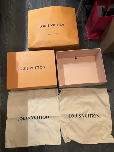 Louis Vuitton Gift Bag, Box & Dust bags, View more