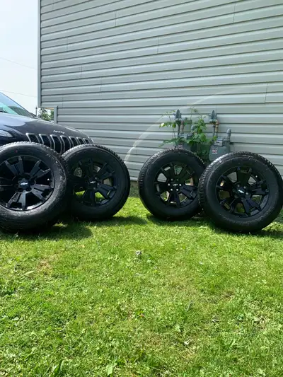 $600 obo. 255/R17 tires are brand new Chevy rims Text 519-261-1688