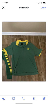 Adidas Polo Golf Shirt Polo Green Vintage